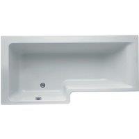 Ideal Standard Concept Space Shower Bath Left-Hand Acrylic No Tap Holes 1700mm (951YN)