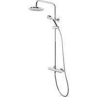 Meda Rear-Fed Exposed Chrome Thermostatic Bar Mixer Shower (952RM)
