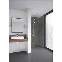 Splashwall Welsh Slate Bathroom Wall Panel Matt Grey 2420mm x 900mm x 11mm (953KU)