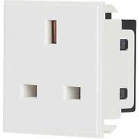 Contactum Grid 13A Unswitched Modular Socket White (953RP)