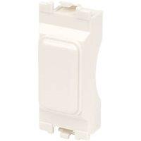 MK Grid Plus 1-Module Grid Blanking Plate White (95474)