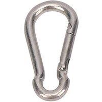 Essentials Karabiners Silver 40mm x 4mm 2 Pack (954FE)