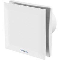 Vent-Axia 479088 100mm (4") Axial Bathroom Extractor Fan with Timer White 240V (954GY)