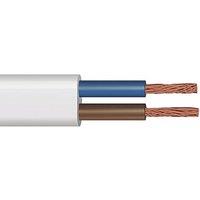 Time 2192Y White 2-Core 0.5mm Flexible Cable 25m Coil (954PY)