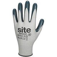 Site SWG220 Gloves White/Blue Medium (954RR)