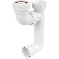 McAlpine SM10E Extended Body Bath P Trap White 40mm (95509)