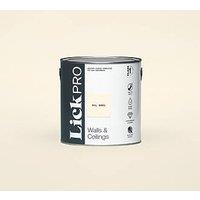 LickPro Max+ 2.5Ltr White RAL 9001 Eggshell Emulsion Paint (955JY)