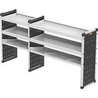 Van Guard Universal Trade Double Van Racking Unit (4 Straight & 2 Angled Shelves) 1966mm x 381mm x 1009mm (955KP)