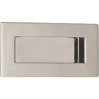 Eurospec Rectangular Flush Pull Handle 102mm Polished Stainless Steel (9567P)