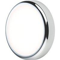 Knightsbridge BT9ACTCH Indoor & Outdoor Round LED CCT Adjustable Bulkhead Chrome 9W 730-810lm (956GA)