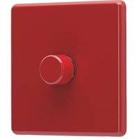 Arlec 1-Gang 2-Way LED Dimmer Switch Red (956RU)