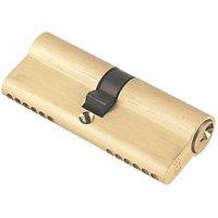 ERA 6-Pin Euro Cylinder Lock 40-40 (80mm) Brass (95782)