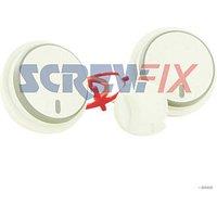 Vaillant 0020048920 Knobs, white 3 Pack (957GW)