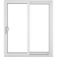 Crystal Left-Handed White uPVC Sliding Patio Door Set 2090mm x 2090mm (957JP)