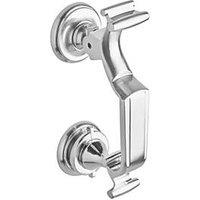 Hardware Solutions Door Knocker Doctor Satin Chrome 85mm x 176mm (957KK)