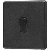 Arlec 10A 1-Gang 2-Way Light Switch Charcoal (957RU)