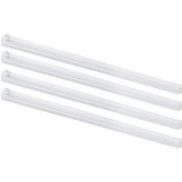 4lite Torre Single 5ft LED Battens 25/50W 6500lm 230V 4 Pack (957VG)