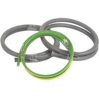 Prysmian 6181Y & 6491X Grey & Green/Yellow 1-Core 25mm Meter Tails Cable 1m Coil 3 Pack (95832)