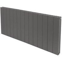 Towelrads Ascot 600mm x 1432mm 4592BTU Anthracite Horizontal Designer Radiator (958RY)
