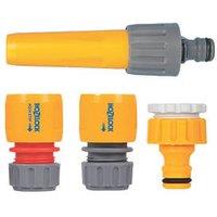 Hozelock Sprayer & Hose Fittings Starter Kit 4 Pieces (9607R)