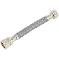 Flomasta Straight Flexible Compression Hose 15mm x 1/2" x 150mm (960FA)