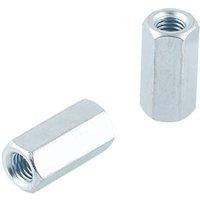 Easyfix Carbon Steel Threaded Rod Connecting Nuts M12 10 Pack (960GX)