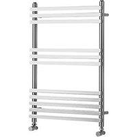 Towelrads 750mm x 500mm 808BTU Chrome Flat Designer Towel Radiator (960RY)