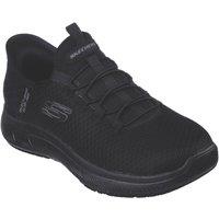Skechers Summits SR Enslee Size 7 Womens Black Slip-On Occupational Work Trainers (960VU)