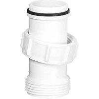 McAlpine S12A-3 1 1/4" BSP Coupler White 32mm x 32mm (9615V)