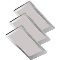 Sensio Neo Pro Rectangular LED Under Cabinet Lights Steel 14.4W 290 - 310lm 3 Pack (961PE)
