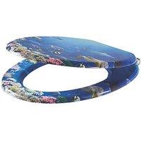 Pilica Soft-Close Toilet Seat Moulded Wood Sea (961RT)