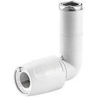 Hep2O Plastic Push-Fit Reducing 90 Stem Elbow F 10mm x M 15mm (9625F)