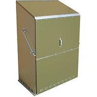 Trimetals Senturion 247 3' 6" x 2' 6" (Nominal) Metal Gas Cylinder Storage with Base Olive/Moorland Green (96260)