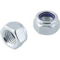Easyfix BZP Steel Nylon Lock Nuts M16 50 Pack (962GX)
