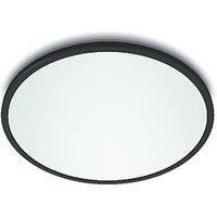 Philips SuperSlim LED Ceiling Light IP20 Black 22W 2000lm (962JA)