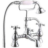 ETAL Eden Deck Mounted Bath Shower Mixer Tap Polished Chrome (962KG)