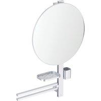 Ideal Standard Alu+ Mirror with Beauty Bar Silver 670mm x 146mm x 817mm (962KU)