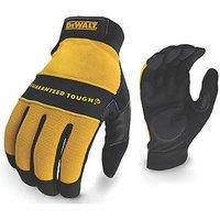 DeWalt DPG21L Heavy Utility General Handling Gloves Black/Yellow Large (964KX)