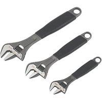 Bahco Adjust 3-90 Adjustable Wrench Set 3 Pieces (9650F)