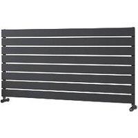 Ximax Oceanus 595mm x 1200mm 2597BTU Anthracite Horizontal Designer Radiator (965TR)