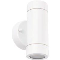 Saxby Palin Outdoor Twin Wall Light Gloss White (965VX)