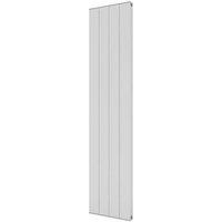 Ximax Harold 1800mm x 400mm 3365BTU White Vertical Designer Radiator (966GL)