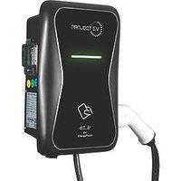 Project EV Tethered Pro Earth 1 Port 7.3kW Mode 3 Type 2 Socket Electric Vehicle Charger Black (966J