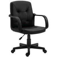 Nautilus Designs Delph Medium Back Executive Chair Black (966PK)