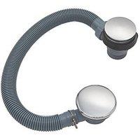 Highlife Bathrooms Push Button Bath Waste Chrome (966RW)