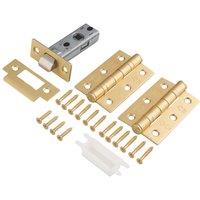 Smith & Locke Latch Pack Satin Brass (966TE)