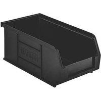 Barton TC2 Semi-Open-Fronted Recycled Storage Containers 1.27Ltr Black 20 Pack (966VH)