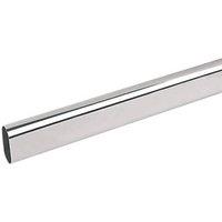 Smith & Locke Oval Wardrobe Rail Polished Chrome 1829mm x 30mm (9678V)