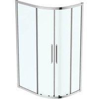 Ideal Standard I.life Semi-Framed Offset Quadrant Shower Enclosure Silver 900mm x 1200mm x 2005mm (967KU)