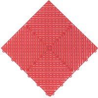 Swisstrax Ribtrax Pro Interlocking Floor Tiles Racing Red 19mm 25 Pack (967YU)